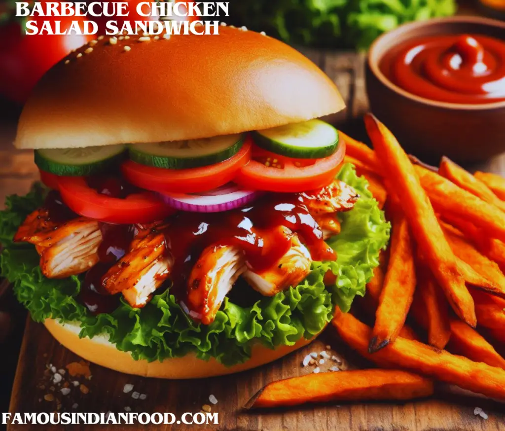 Barbecue Chicken Salad Sandwich