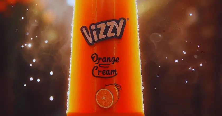 Vizzy Orange Cream Pop Burst of in an Every Sip